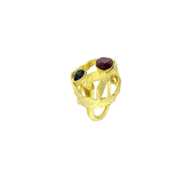 Women Handmade Ring Candy GD1353 Kalliope Brass